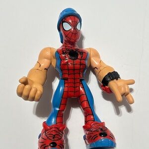 Spider man Super-Poseable" figure from the late 1990s by Toy Biz.